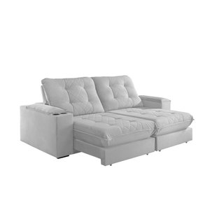 Sofá Retrátil Botucatu 1,80m 02 Lugares Molas Ensacadas Txr