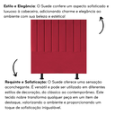 Ver imagem 5 de Cabeceira Estofada Cama Casal Queen Size 160 Cm Carolina Suede e Frame:vermelho