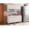 Cozinha Compacta 3 Gavetas 8 Portas Branco Grécia Casa Mobilia - 4