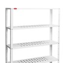 Ver imagem 4 de Dispositivo para Câmara Fria Imeca Fit 140x40x180 Estante com 4 Níveis Perfurados Pintura Epóxi