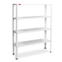 Ver imagem 1 de Dispositivo para Câmara Fria Imeca Fit 140x40x180 Estante com 4 Níveis Perfurados Pintura Epóxi