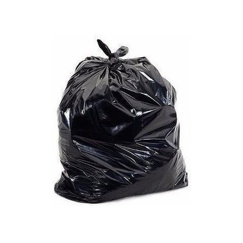 Saco para Lixo de 40 Litros Preto - 50x60x0,04. C/100