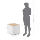 Ver imagem 4 de Conjunto Mesa Multiuso com 4 Bancos Baú Tamanduá CabeCasa MadeiraOriginals