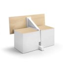 Ver imagem 7 de Conjunto Mesa Multiuso com 2 Bancos e 1 Cubo Pet Tamanduá CabeCasa MadeiraOriginals