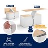Conjunto Mesa Multiuso com 2 Bancos e 1 Cubo Pet Tamanduá CabeCasa MadeiraOriginals - 6