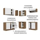 Ver imagem 5 de Armário de Cozinha Completa de Canto 349cm Rustic Branco Glamy Madesa 03