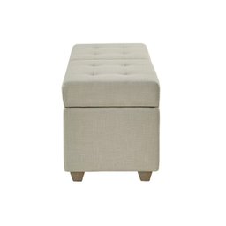 Recamier Bau Madri 1,40m Suede Bege - Inova Decor Inova Decorações - 4