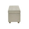 Recamier Bau Madri 1,40m Suede Bege - Inova Decor Inova Decorações - 4