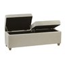 Recamier Bau Madri 1,40m Suede Bege - Inova Decor Inova Decorações - 1
