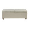 Recamier Bau Madri 1,40m Suede Bege - Inova Decor Inova Decorações - 2