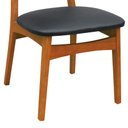 Ver imagem 7 de Cadeira Organik Encosto Anatômico Telinha Rattan Natural - Amêndoa - Corano Preto