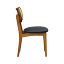 Ver imagem 5 de Cadeira Organik Encosto Anatômico Telinha Rattan Natural - Amêndoa - Corano Preto