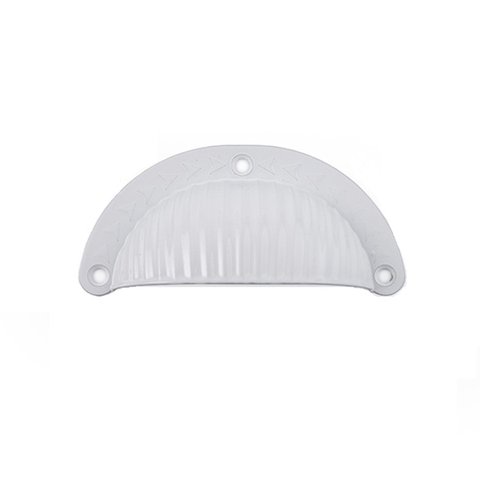 Puxador Concha Colonial  Kit Com 6 Unidades: Branco 1005