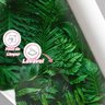 Papel de Parede 3D Painel 1M Folhas Verdes Artificial Viva Folhagem Auto Colante Vinílico Lavável - 4