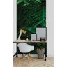Papel de Parede 3D Painel 1M Folhas Verdes Artificial Viva Folhagem Auto Colante Vinílico Lavável - 2