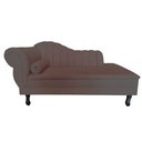 Ver imagem 3 de Recamier Decorativo Divã Amsterdã 147cm Lado Direito Couro Marrom