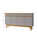 Ver imagem 3 de Balcão 4 Portas Valiente Nature Off White