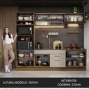 Ver imagem 6 de Armário de Cozinha Completa 270cm Rustic/crema Agata Madesa 03