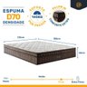 Colchão de Espuma D70 Pillow In Ultra Dream Anjos Casal 138 Cm - 3