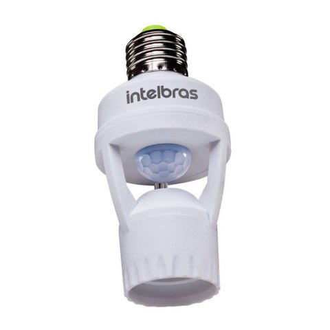 Sensor de Presença Intelbras para Iluminação Esp 360s E27 Bivolt