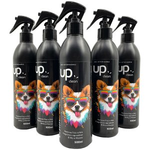 Kit 05x Desembaraçador Pet com Queratina para Cachorro Fluido 500ml