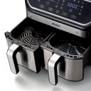Ver imagem 2 de Fritadeira Air Fryer Metal Duplo Cesto Ariete 9l 2100w 220v