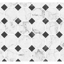 Ver imagem 3 de Papel de Parede Adesivo Pedra Mármore Preto e Branco 12m
