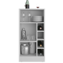 Ver imagem 4 de Bancada Balcão/mesa de Cozinha com Adega e 1 Porta Multimóveis Mp2144 Branco