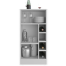 Bancada Balcão/mesa de Cozinha com Adega e 1 Porta Multimóveis Mp2144 Branco - 4