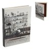 Caixa Livro Decorativa em Mdf Interior Desing Br Cinza e Pt - 2