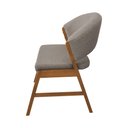 Ver imagem 4 de Kit 6 Cadeiras de Jantar Madeira Maciça Cerejeira Premium Débora Linho Bege