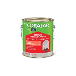 Tinta Sintético Coralar Brilhante Galão 3,6l Escolha a Cor:amarelo Brilhante - 1