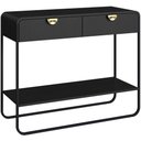 Ver mais imagens de Kit Balcão Buffet e Aparador para Sala de Jantar Industrial Alek A03 Nero Preto - Lyam Decor