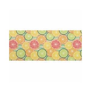 Tapete Antiderrapante Tropical Rolo 65cm X 15m Cítrico Kapazi