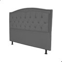 Ver imagem 5 de Kit Cabeceira e Calçadeira com Baú 195 Cm King Casal Diana Suede