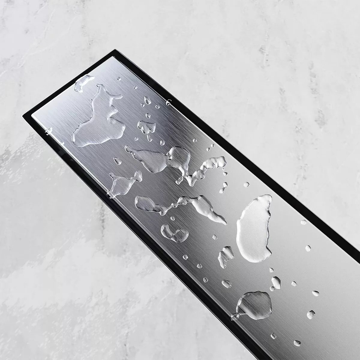 Ralo Linear Embralumi Oculto Invisível Piso Aço Inox 60x9cm - 5