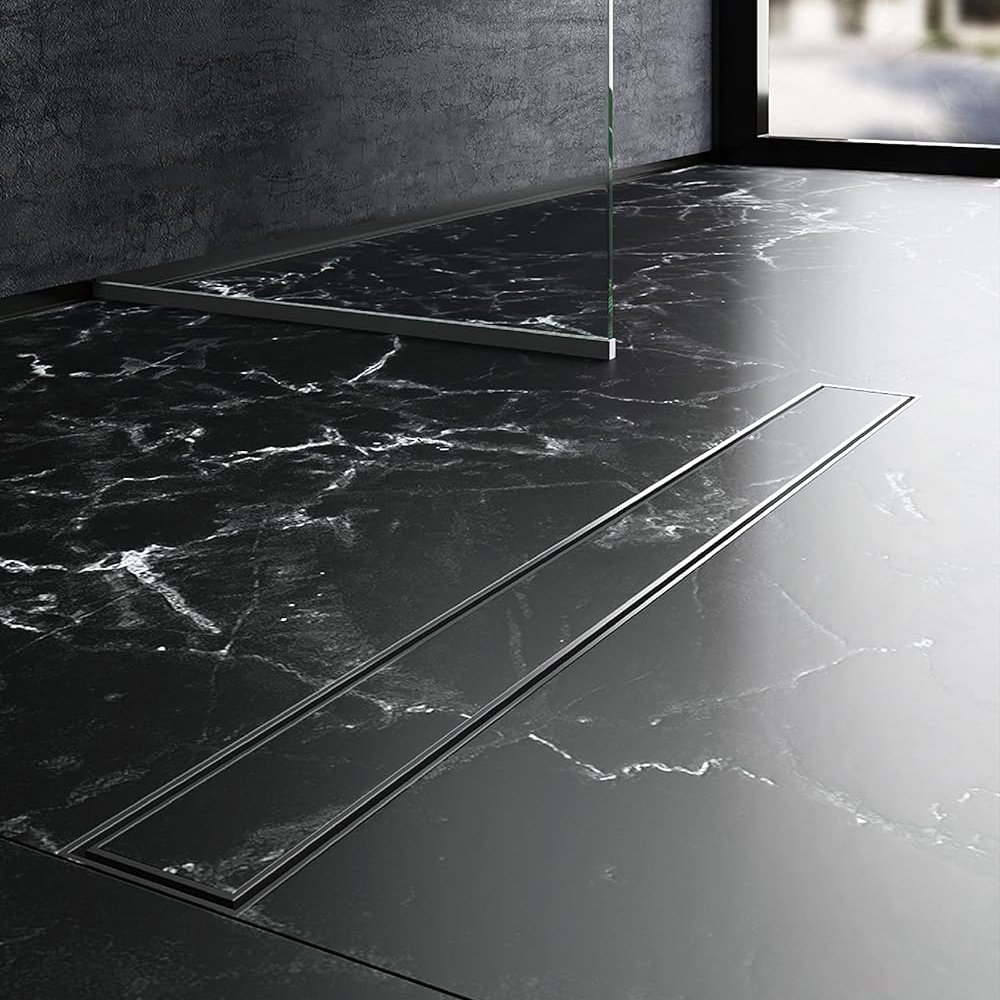 Ralo Linear Embralumi Oculto Invisível Piso Aço Inox 60x9cm - 7