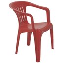 Ver imagem 4 de Cadeira Plastica Monobloco com Bracos Atalaia Vermelha