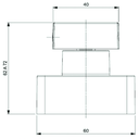 Ver imagem 2 de Acabamento Registro Rrpcavirtus 1\/2; 3\/4; 1 Cromado