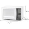 Micro-ondas Electrolux Efficient Me23b 23l 127v Branco - 2