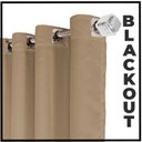 Ver imagem 5 de Cortina Blackout Blecaute Paris 5,00 X 2,60 Quarto Marrom