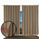 Ver imagem 3 de Cortina Blackout Blecaute Paris 5,00 X 2,60 Quarto Marrom