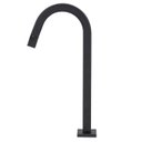 Ver imagem 2 de Torneira Para Banheiro Tube Quadrada Alta Preto Fosco Stoc