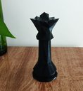 Ver imagem 5 de Rainha - Peça Decorativa De Xadrez , Estatueta 13.5 Cm De Altura - Toque 3D:Preto