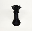 Ver imagem 3 de Rainha - Peça Decorativa De Xadrez , Estatueta 13.5 Cm De Altura - Toque 3D:Preto