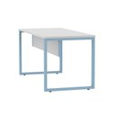 Ver imagem 7 de Escrivaninha Mesa Escritório X 150cm Industrial Cinza e Azul Dali