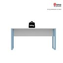 Ver mais imagens de Escrivaninha Mesa Escritório X 150cm Industrial Cinza e Azul Dali