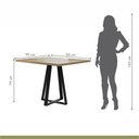 Ver imagem 6 de Mesa de Jantar Tampo 90x90cm Genova Yescasa