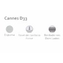 Ver imagem 2 de Colchão Casal Herval D33 Cannes 25 DF+Box Palha 138x188