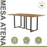 Mesa Industrial Aço e Tampo MDF Atena  - 3